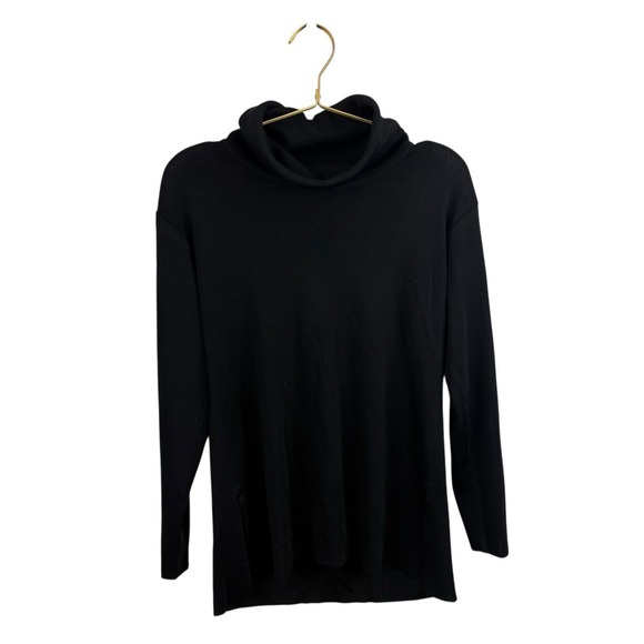 Misook Tops - Exclusively Misook Black Turtleneck Classic Tunic 100% Acrylic Petite Size Small